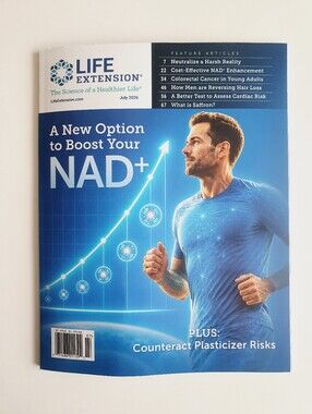 Life Extension Magazine July, 2026 - A New Option to Boost your NAD+